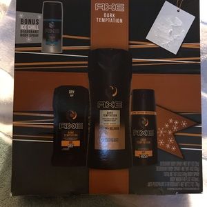 Men’s Axe 4 P.C. Gift Set Dark Temptation New